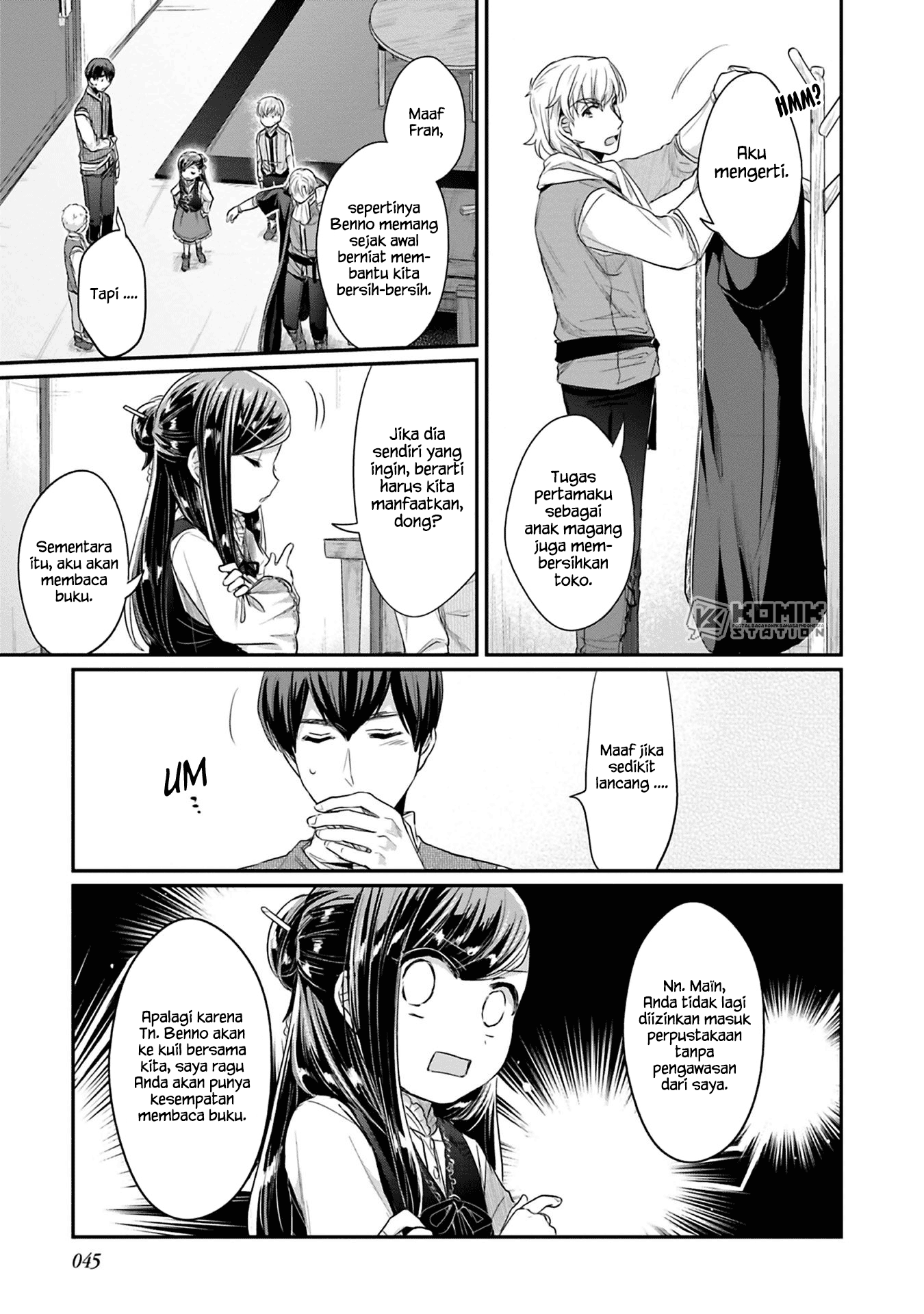 Honzuki no Gekokujou: Part 2 Chapter 06 Bahasa Indonesia